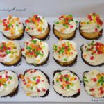 Капкейки с цукатами Кремовые капкейки с цукатами. Старая Купавна