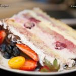 Разрез тортика суфле Торт суфле и бисквит черноголовка