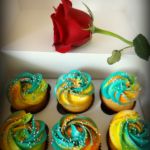 Капкейки кремовые Капкейки кремовые Зеленое