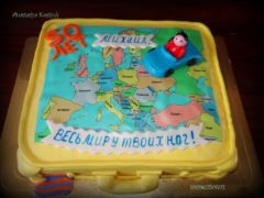 Торт Чемодан на 50-летие Торт, мастика, Балашиха