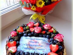 Нью-Йорк для Тёщи Чизкейк, ягоды и цветы ногинск