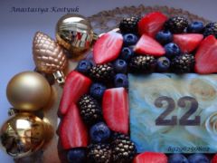 Тортик "22 года" Ягодный торт Ногинск
