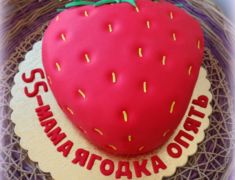 Торт Клубничка 55 Торт мастичный фигурный лосино-петровский