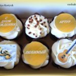 Капкейки музыканту Капкейки с фотопечатью Ельня Зеленое