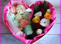 Зефир и розы Зефир и розы подарок в Ногинске с доставкой