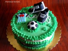 Торт "Футбол" Кремово-мастичный торт по футбольной тематике Ногинск