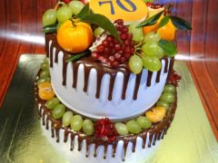 Торт с шоколадными потеками Торт с шоколадными потеками Черноголовка