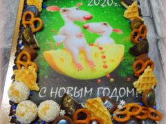 Торт новогодний 2020 новогодний фототорт электросталь