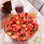 Торт с клубникой и розами птичье молоко по госту старая купавна