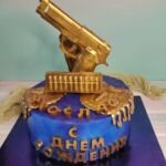 Торт с пистолетом торт с шоколадными фигурками Ногинск Купавна